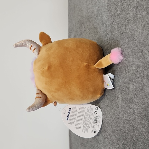 Candela 6" Squishmallow stuffed animal Pastel Valentines Day Bull - Picture 4 of 5